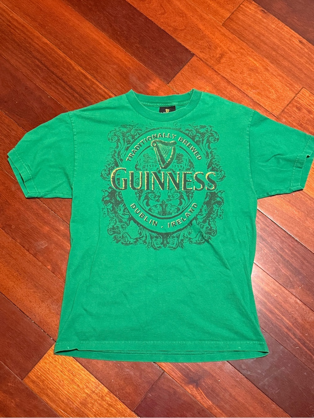 Guinness Green Graphic Logo Short Sleeve Tee